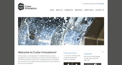 Desktop Screenshot of cutterinnovations.com